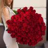 Красные розы высотой 150 см R886